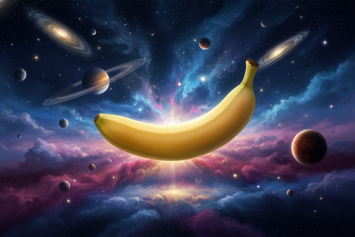 banana in space